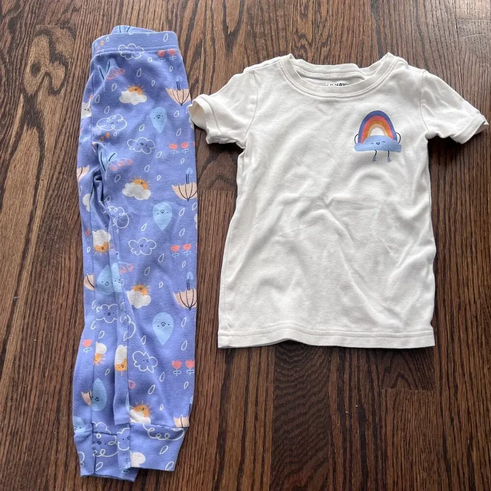 Girl's 4T Pajama Bundle - Gap, Old Navy, Carter's - Short and Long Sleeve